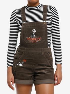The Nightmare Before Christmas Jack & Zero Corduroy Shortalls, , hi-res